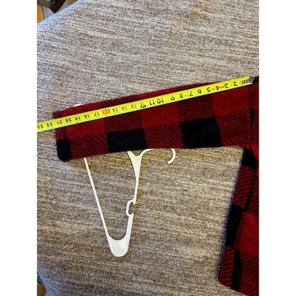 Harper Heritage Buffalo Plaid Sherpa Snap Close Shacket SZ M - Picture 8 of 11